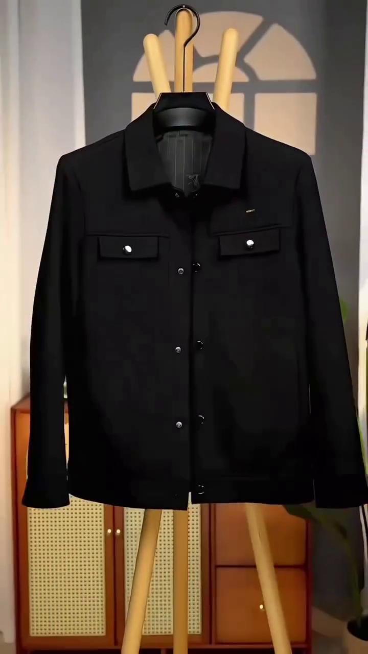π€ Urban Classic Black Utility Jacket β Premium Tailored Fit π€