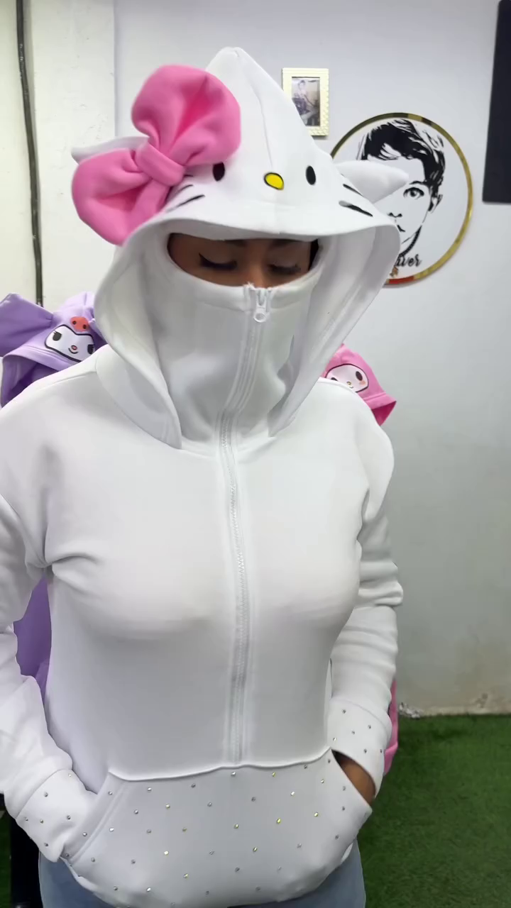 ✨ Kawaii Kitty Zip-Up Hoodie – Cozy Cute Meets Street Style ✨ - Image 4