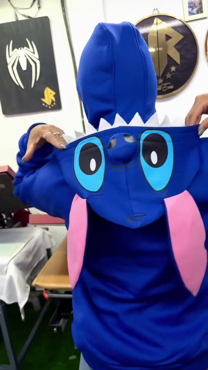 🐾 KawaiiZip™ Cartoon Character Hoodie – Fun, Cozy & Playfully Bold 💖💙 - Image 5