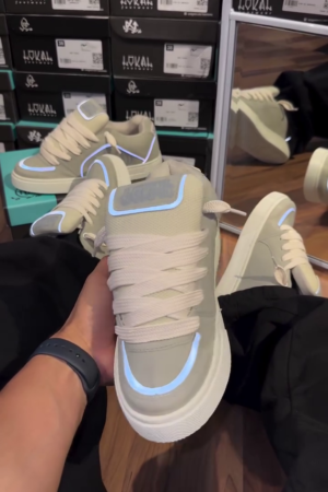 👟✨ LOKAL GlowLine Sneakers – Light Up Your Steps in Style 🔥💙