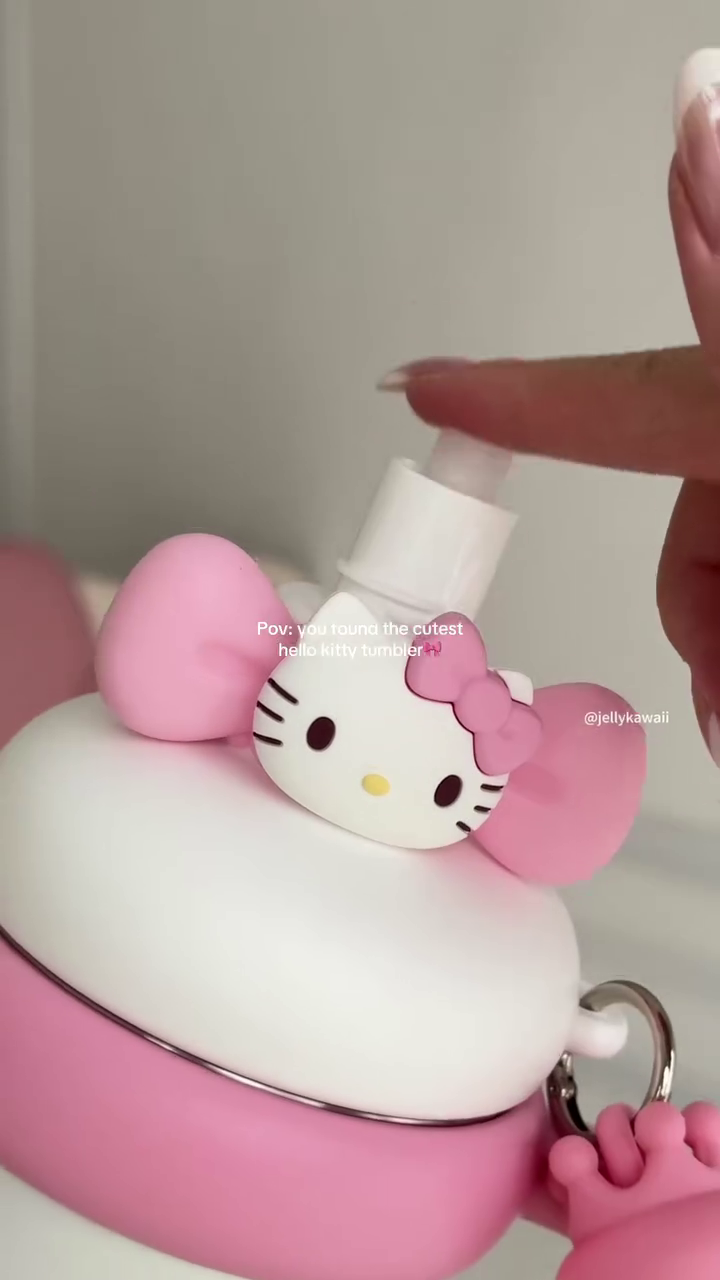 ππ± Hello Kitty Cute Thermos Bottle β Kawaii Pink Sipper Flask πβ¨ - Image 3