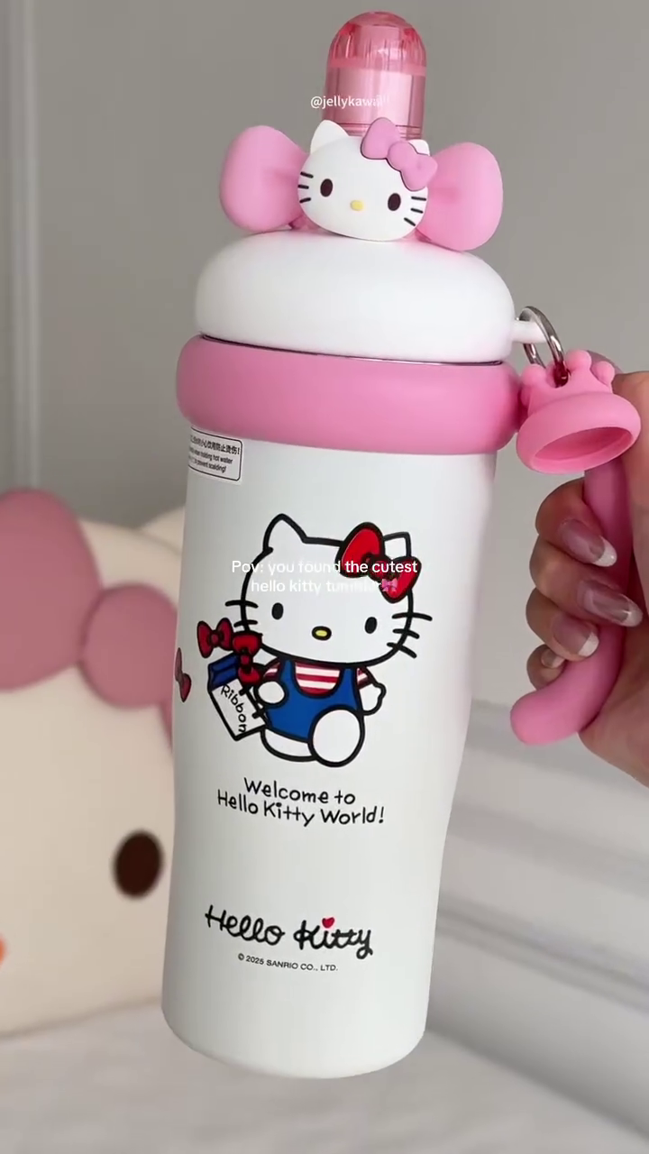 ππ± Hello Kitty Cute Thermos Bottle β Kawaii Pink Sipper Flask πβ¨ - Image 6