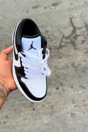 👟🖤 Air-Style Black & White Low-Top Sneakers – Clean Classic Streetwear Shoes 🔥✨