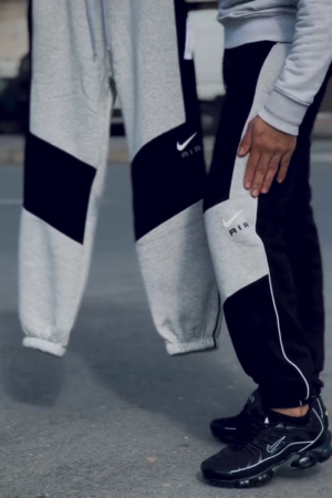 π₯π AIR Block Panel Joggers β Premium Grey & Black Streetwear Track Pants π―β¨