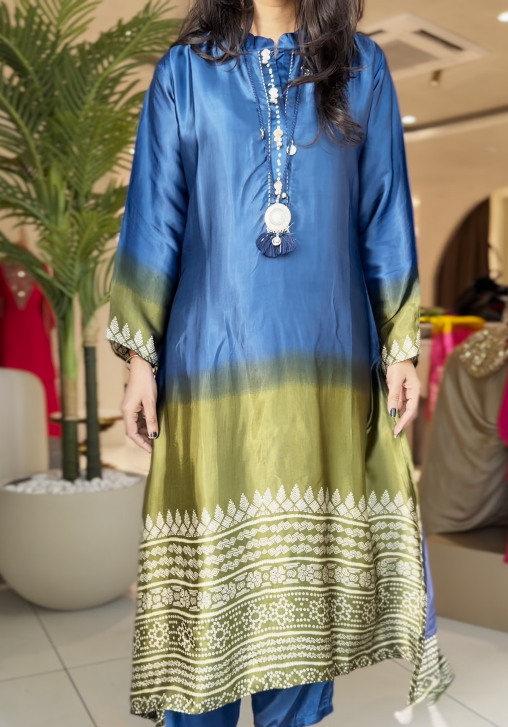 ✨ Gajji Silk Kurta Pant Set – Royal Elegance Redefined ✨ - Image 4