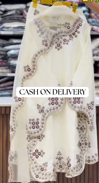 π Lavender Embroidered Three-Piece Kurta Set β Graceful, Elegant & Festive β¨ - Image 3