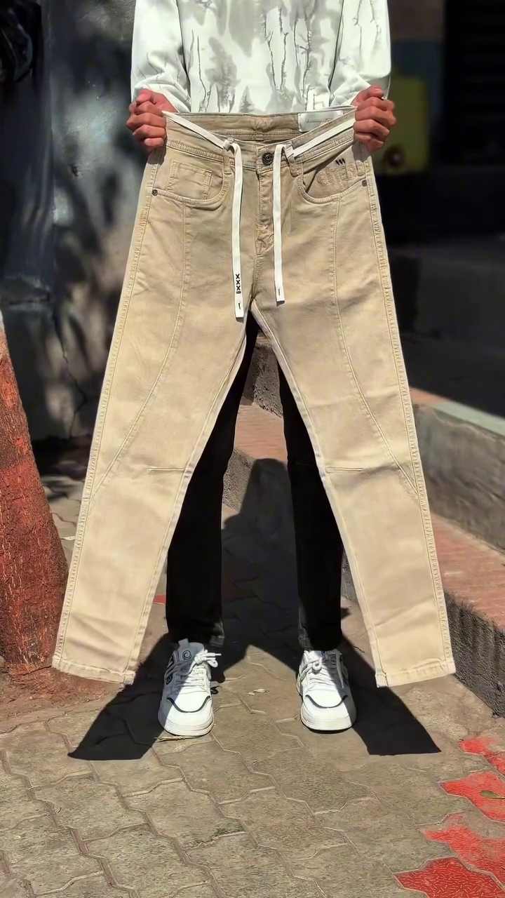 π«οΈ Light Gray Menβs Denim Jeans β Sleek, Modern & Everyday Essential πβ¨ - Image 4
