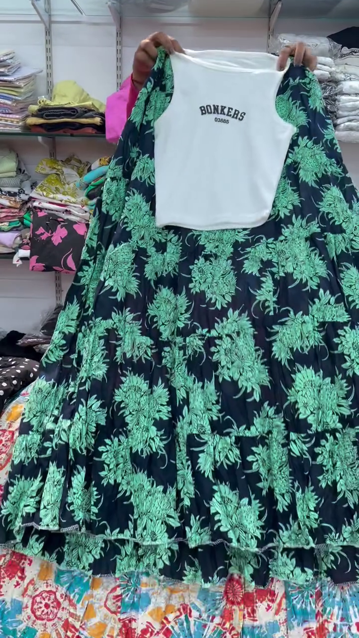 πΈ Floral Print Top and Skirt Set β Fresh, Feminine & Effortlessly Stylish - Image 17