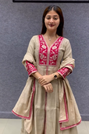 πΏ Everyday Elegance: Cotton Embroidery Kurta Set