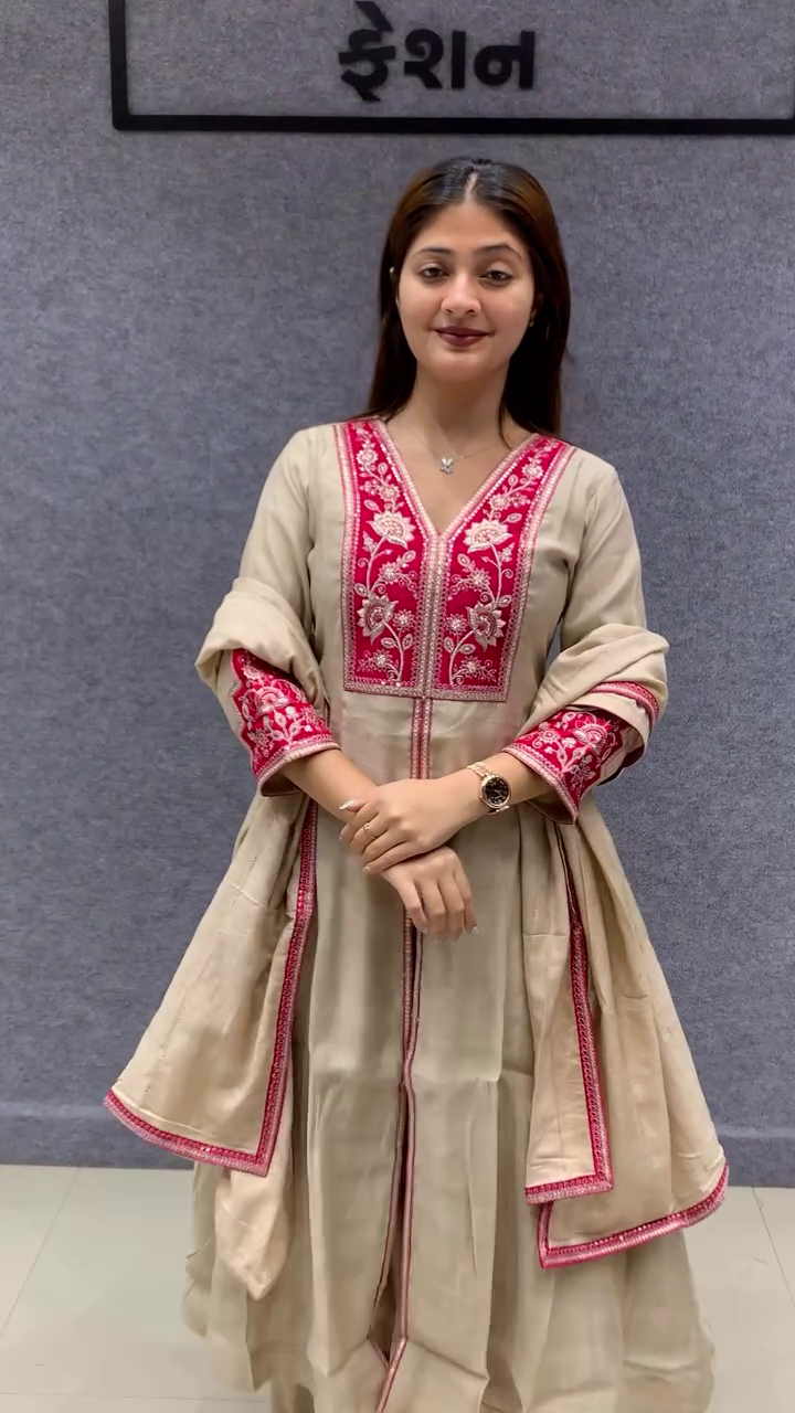 πΏ Everyday Elegance: Cotton Embroidery Kurta Set
