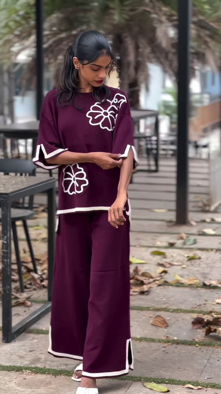 ✨ Effortless Style: T-Shirt & Pant Co-Ord Set