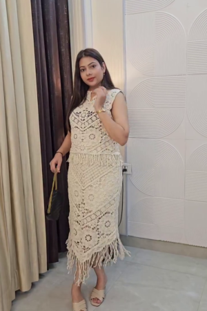 Boho Chic: Women’s Cream Crochet Top & Skirt Co-Ord Set with Fringed Hem 🌿🤍