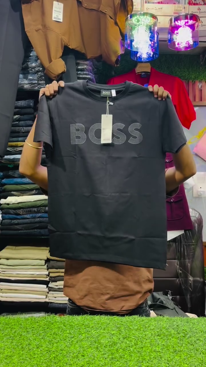 Effortless Style: Menβs Beige Logo-Embossed Cotton T-Shirt ππ€ - Image 3