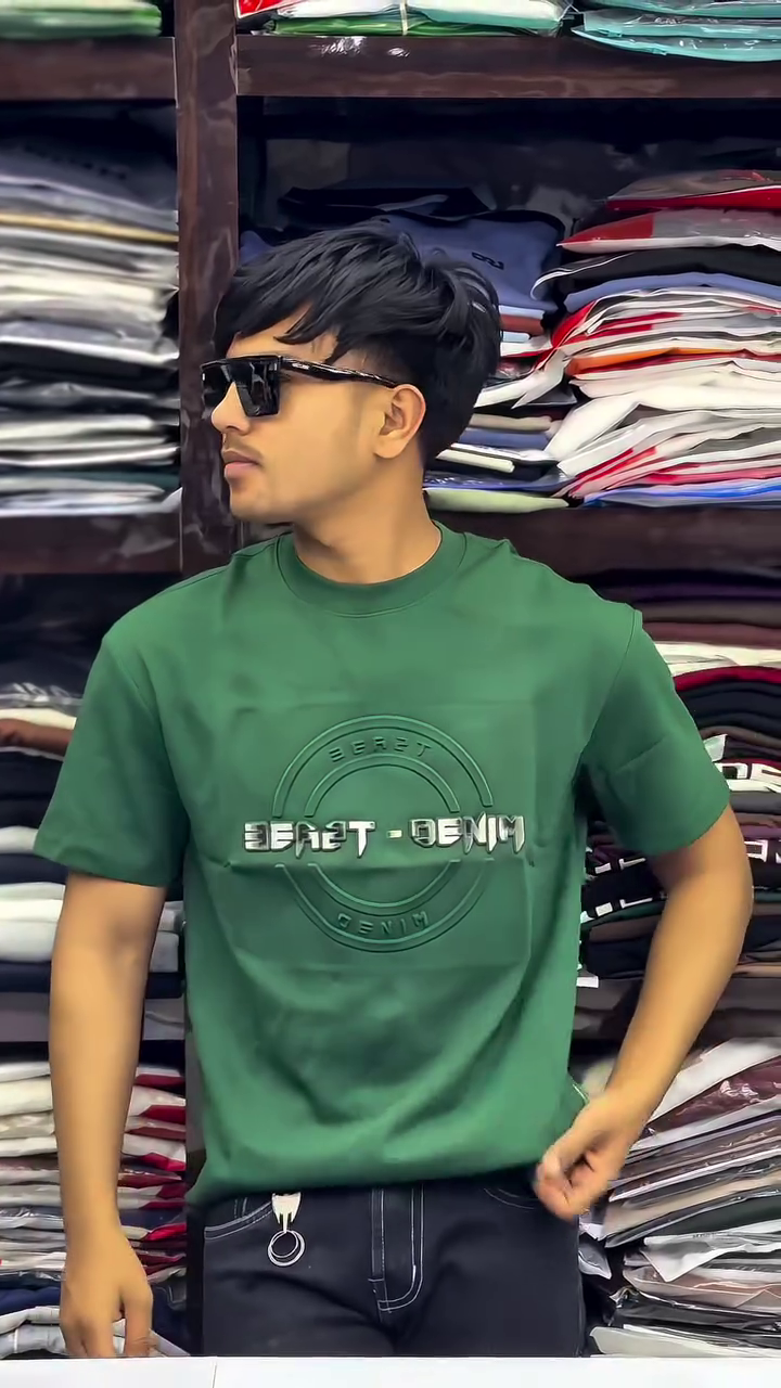 Casual Comfort: Menβs Brown Crewneck T-Shirt π€π - Image 4