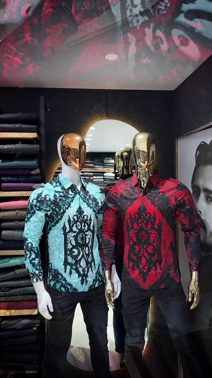 Bold & Trendy: Men's Printed Party Shirts ππ