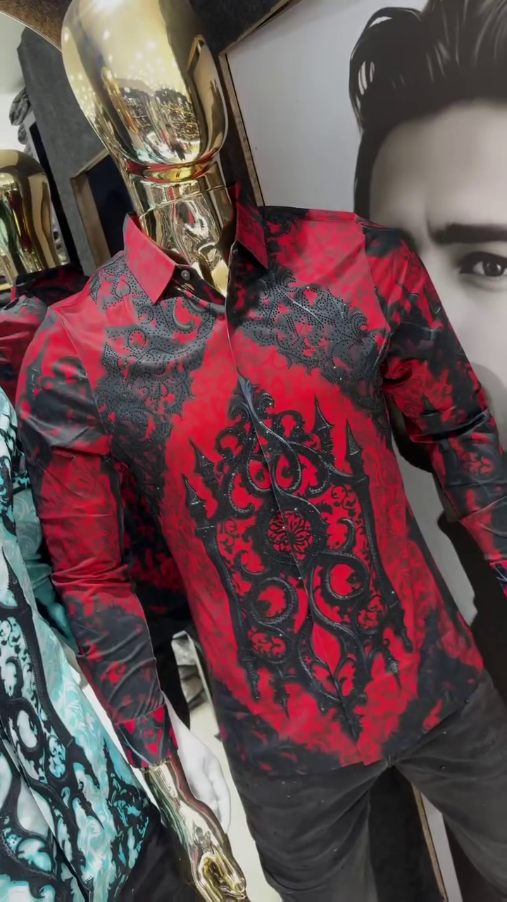 Bold & Trendy: Men's Printed Party Shirts ππ - Image 3