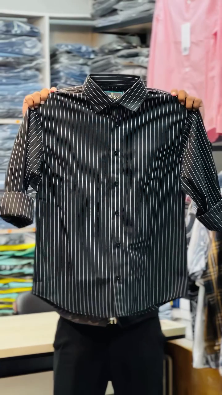Classic Men’s Striped Casual Shirt – Smart Everyday Style with Premium Comfort - Image 2