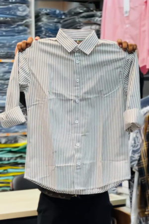 Classic Men’s Striped Casual Shirt – Smart Everyday Style with Premium Comfort