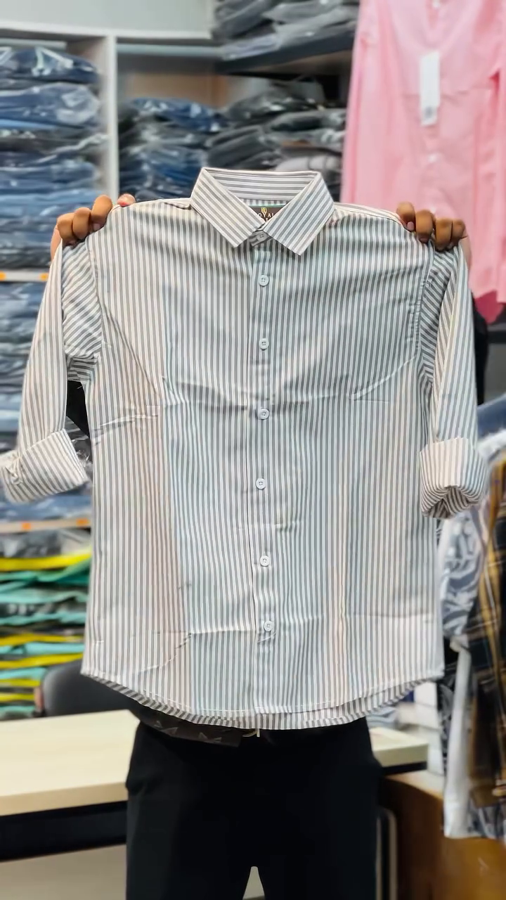 Classic Men’s Striped Casual Shirt – Smart Everyday Style with Premium Comfort