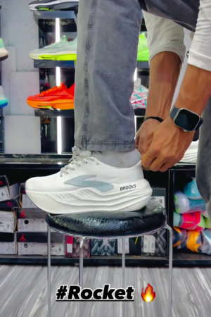 Brooks Rocket White Running Shoes for Ultimate Comfort & Performance