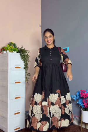 Embrace Timeless Grace with This Elegant  Embroidered Maxi Dress for Effortless Everyday Charm